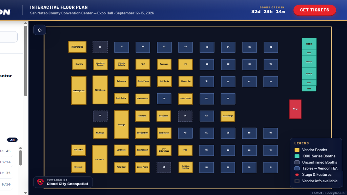 Collect-A-Con Floor Plan preview